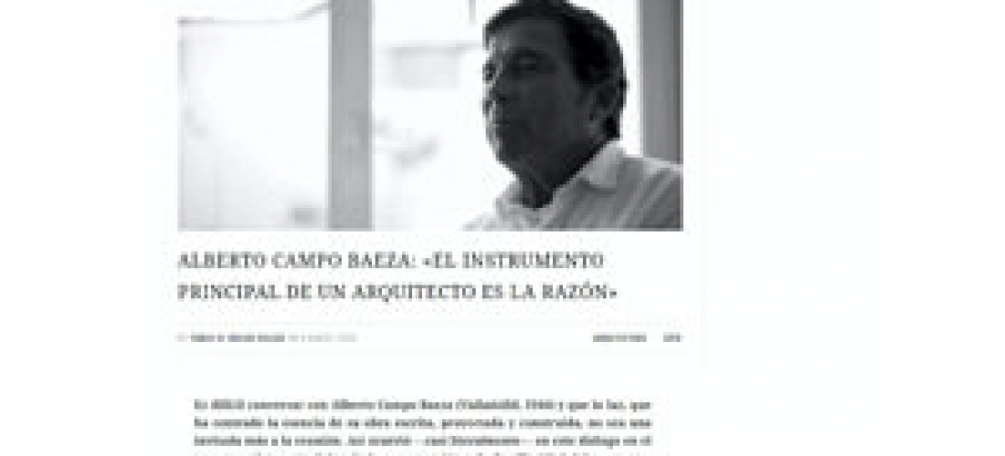 2018_Entrevista a Alberto Campo Baeza en Dialogados web